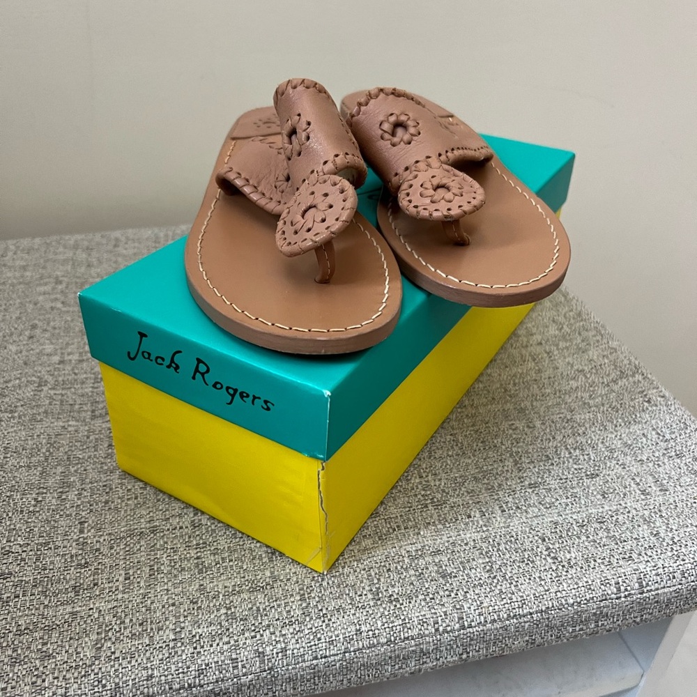 Jack Rogers Natural Jacks Sandals - Buff